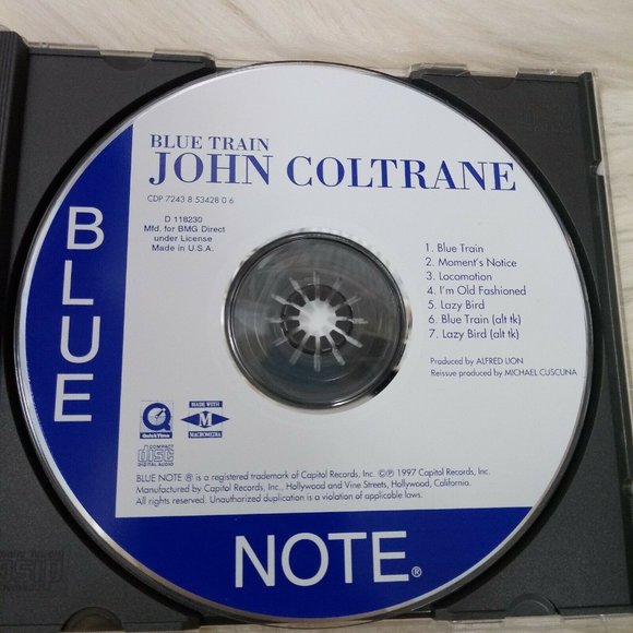 Vintage John Coltrane Blue Train CD 1997 90's Music - Picture 9 of 15